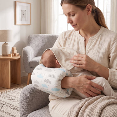 True Haven | Feeding Arm Pillow – Everyday Feeding Essential, Easy to Clean