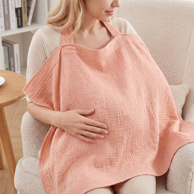 True Haven | Baby Nursing Cover Poncho – Everyday Feeding Essential, Easy to Clean