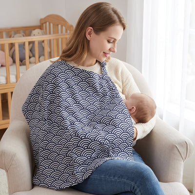 True Haven | Baby Nursing Cover Poncho – Everyday Feeding Essential, Easy to Clean