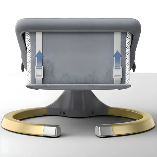 True Haven | Electric Baby Rocking Bassinet – 180° Flat-Lying Position, Bluetooth Music