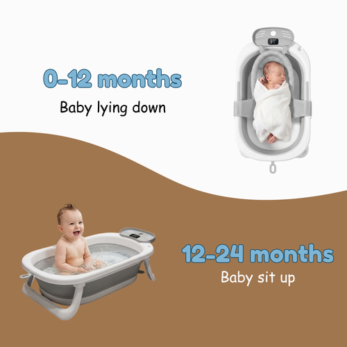 True Haven® Snug & Safe Foldable Baby Bathtub