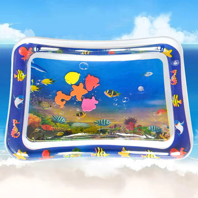 True Haven | Baby Tummy Time Mat – Engaging Sensory Design, Foldable & Portable