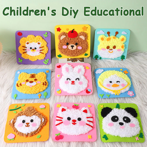 True Haven | DIY Knitting & Embroidery Craft Set for Kids – Safe Non-Toxic Materials, Builds Creativity
