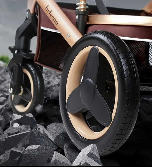True Haven | 3-in-1 Baby Stroller, Bassinet & Car Seat – Converts in 3 Easy Steps, Reversible Seat Design