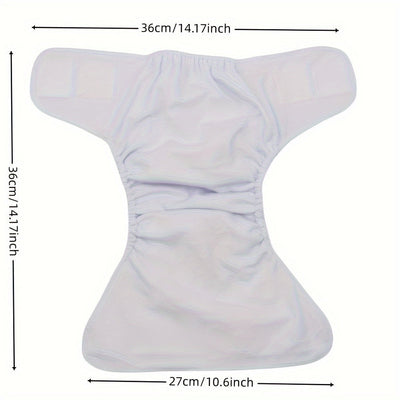 True Haven | Reusable Cloth Diaper Set – Adjustable Snap Fit, Waterproof Covers