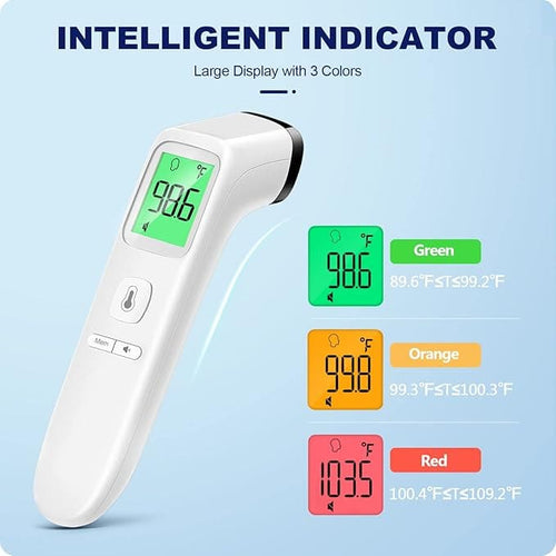 True Haven | No-Touch Baby Thermometer – Fast 1-Second Readings, Backlit Display for Night Use