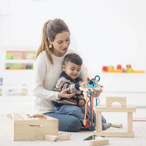 True Haven | Montessori Silicone Pulling Toy – Non-Toxic ABS Materials, Easy to Clean