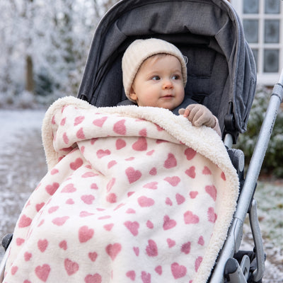 True Haven | Flannel Baby Stroller Blanket – Built for Busy Days Out, Compact & Portable