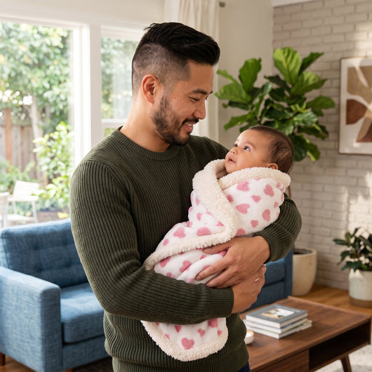 True Haven | Flannel Baby Stroller Blanket – Built for Busy Days Out, Compact & Portable
