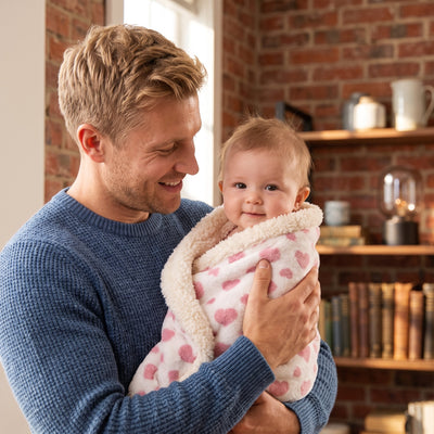 True Haven | Flannel Baby Stroller Blanket – Built for Busy Days Out, Compact & Portable