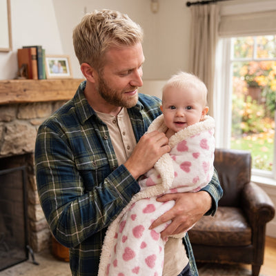 True Haven | Flannel Baby Stroller Blanket – Built for Busy Days Out, Compact & Portable