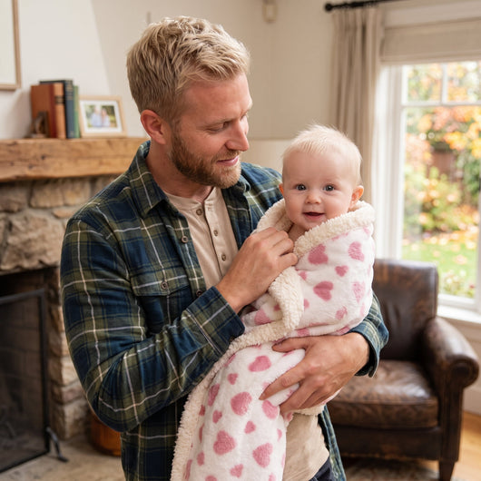 True Haven | Flannel Baby Stroller Blanket – Built for Busy Days Out, Compact & Portable