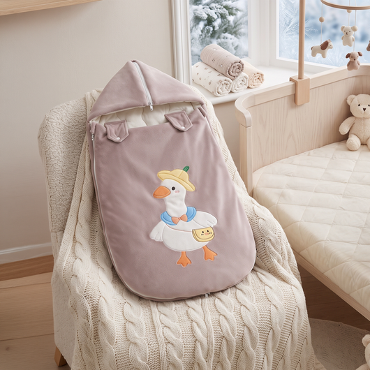 True Haven | Thermal Baby Sleeping Bag – Snuggly Nursery Must-Have, Gentle on Sensitive Skin