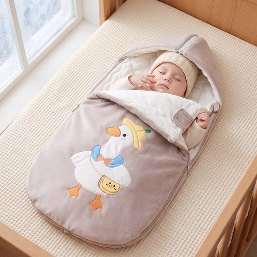 True Haven | Thermal Baby Sleeping Bag – Snuggly Nursery Must-Have, Gentle on Sensitive Skin