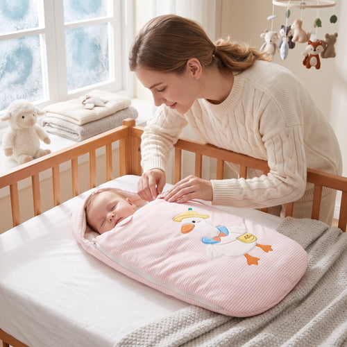 True Haven | Thermal Baby Sleeping Bag – Snuggly Nursery Must-Have, Gentle on Sensitive Skin