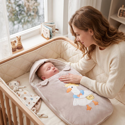 True Haven | Thermal Baby Sleeping Bag – Snuggly Nursery Must-Have, Gentle on Sensitive Skin