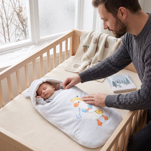 True Haven | Thermal Baby Sleeping Bag – Snuggly Nursery Must-Have, Gentle on Sensitive Skin
