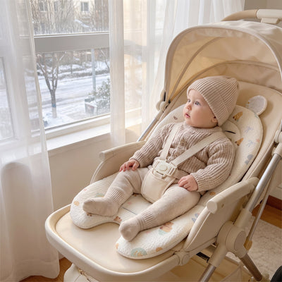True Haven | Soft Baby Stroller Cushion – Travel-Ready Baby Essential, Easy to Pack