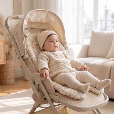 True Haven | Soft Baby Stroller Cushion – Travel-Ready Baby Essential, Easy to Pack
