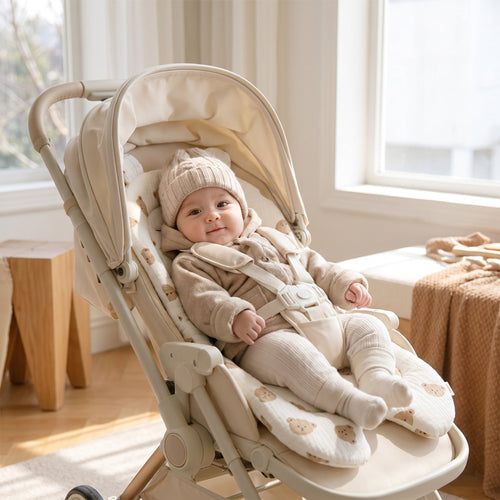 True Haven | Soft Baby Stroller Cushion – Travel-Ready Baby Essential, Easy to Pack