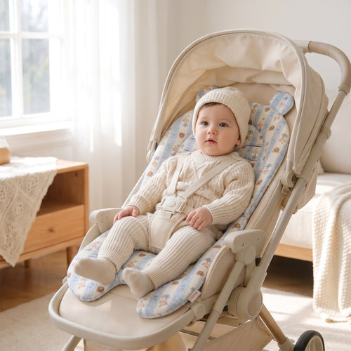 True Haven | Soft Baby Stroller Cushion – Travel-Ready Baby Essential, Easy to Pack