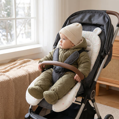 True Haven | Soft Baby Stroller Cushion – Travel-Ready Baby Essential, Easy to Pack