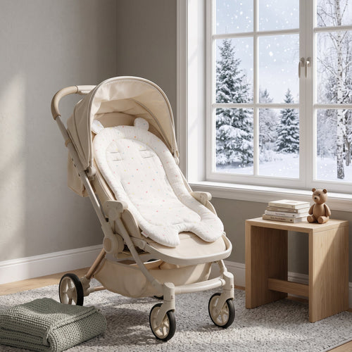 True Haven | Soft Baby Stroller Cushion – Travel-Ready Baby Essential, Easy to Pack