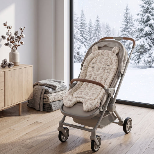 True Haven | Soft Baby Stroller Cushion – Travel-Ready Baby Essential, Easy to Pack