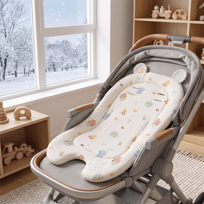 True Haven | Soft Baby Stroller Cushion – Travel-Ready Baby Essential, Easy to Pack