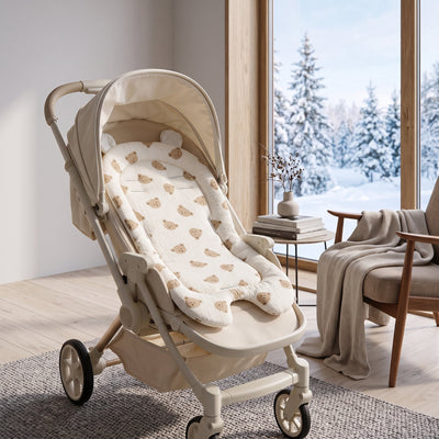 True Haven | Soft Baby Stroller Cushion – Travel-Ready Baby Essential, Easy to Pack