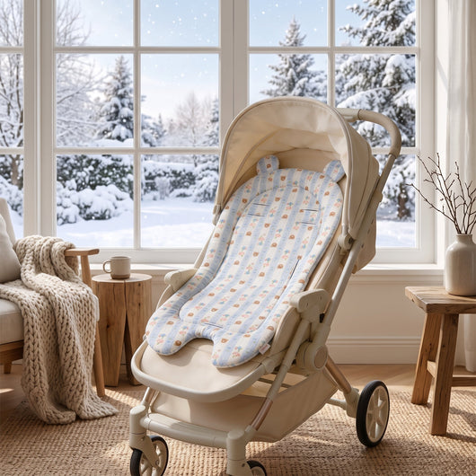 True Haven | Soft Baby Stroller Cushion – Travel-Ready Baby Essential, Easy to Pack