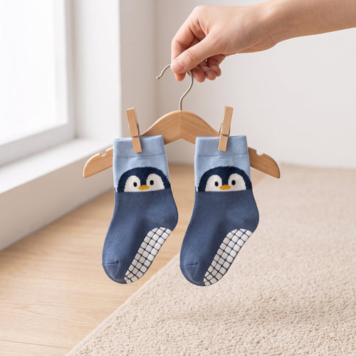 True Haven | Cute Animal Print Baby Socks – Adorable Everyday Essential, Gentle on Sensitive Skin