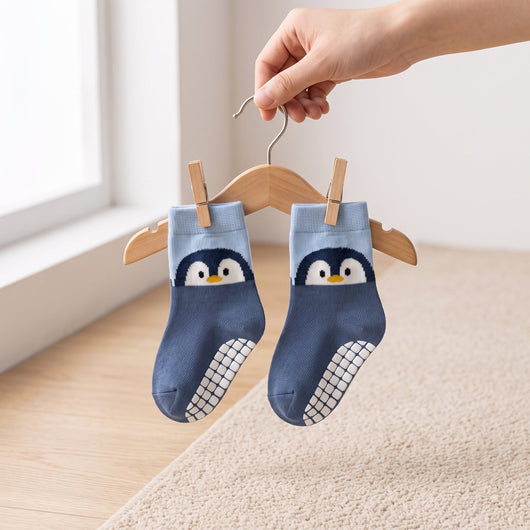 True Haven | Cute Animal Print Baby Socks – Adorable Everyday Essential, Gentle on Sensitive Skin