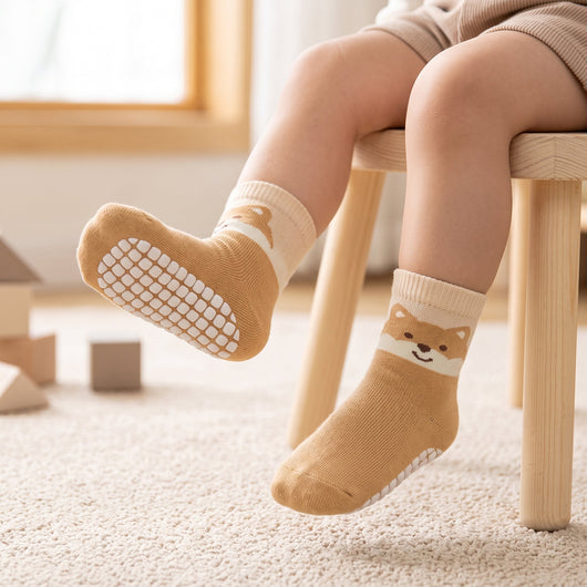 True Haven | Cute Animal Print Baby Socks – Adorable Everyday Essential, Gentle on Sensitive Skin