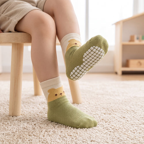 True Haven | Cute Animal Print Baby Socks – Adorable Everyday Essential, Gentle on Sensitive Skin