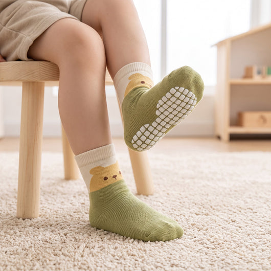 True Haven | Cute Animal Print Baby Socks – Adorable Everyday Essential, Gentle on Sensitive Skin