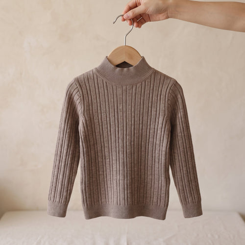 True Haven | Knit Turtleneck Sweater – Adorable Everyday Essential, Gentle on Sensitive Skin