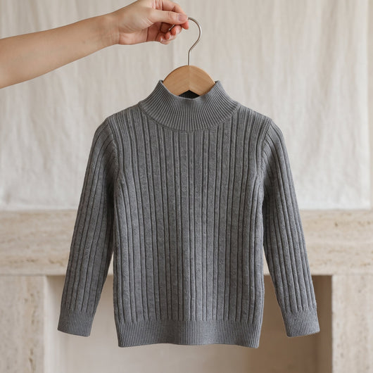 True Haven | Knit Turtleneck Sweater – Adorable Everyday Essential, Gentle on Sensitive Skin