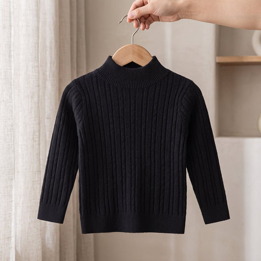 True Haven | Knit Turtleneck Sweater – Adorable Everyday Essential, Gentle on Sensitive Skin