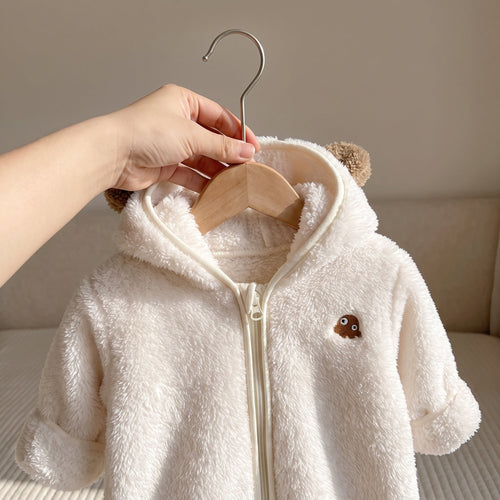 True Haven | Flannel Baby Winter Jumpsuit – Soft Everyday Wear, Breathable Comfortable Fit