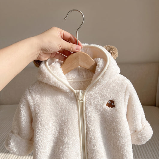 True Haven | Flannel Baby Winter Jumpsuit – Soft Everyday Wear, Breathable Comfortable Fit