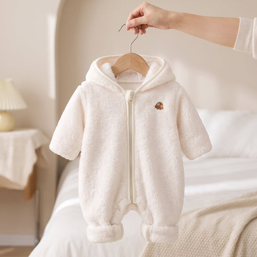 True Haven | Flannel Baby Winter Jumpsuit – Soft Everyday Wear, Breathable Comfortable Fit