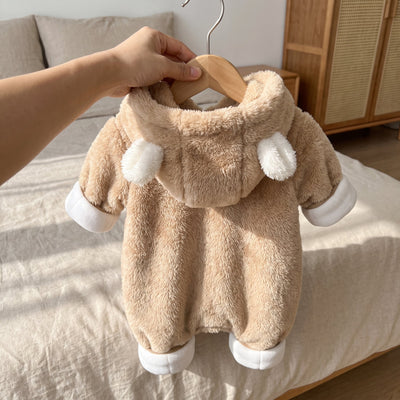 True Haven | Flannel Baby Winter Jumpsuit – Soft Everyday Wear, Breathable Comfortable Fit