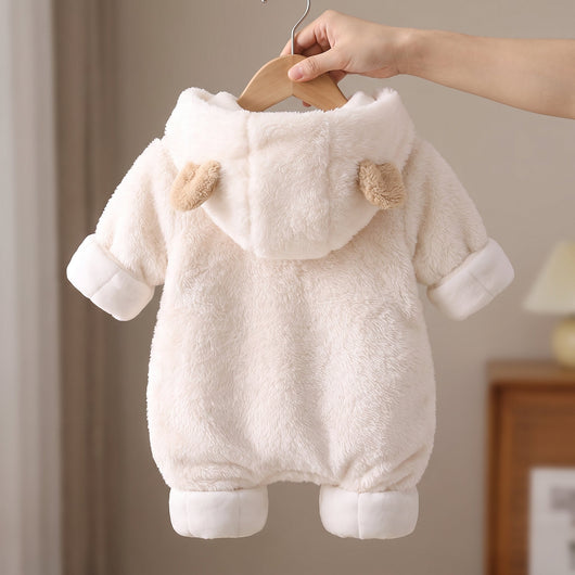 True Haven | Flannel Baby Winter Jumpsuit – Soft Everyday Wear, Breathable Comfortable Fit