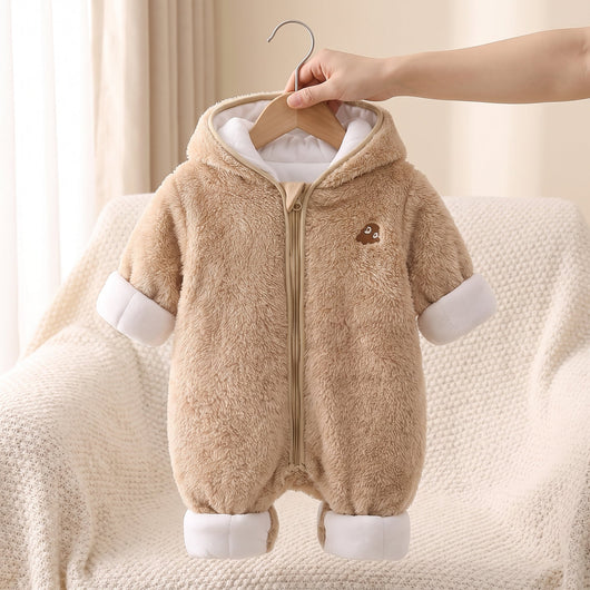True Haven | Flannel Baby Winter Jumpsuit – Soft Everyday Wear, Breathable Comfortable Fit