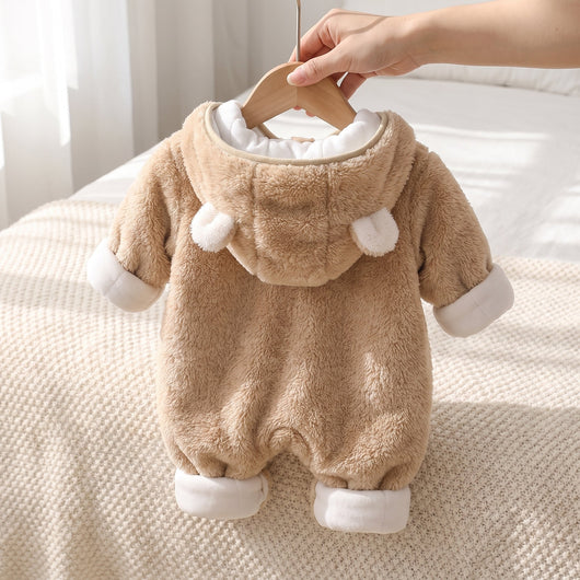 True Haven | Flannel Baby Winter Jumpsuit – Soft Everyday Wear, Breathable Comfortable Fit