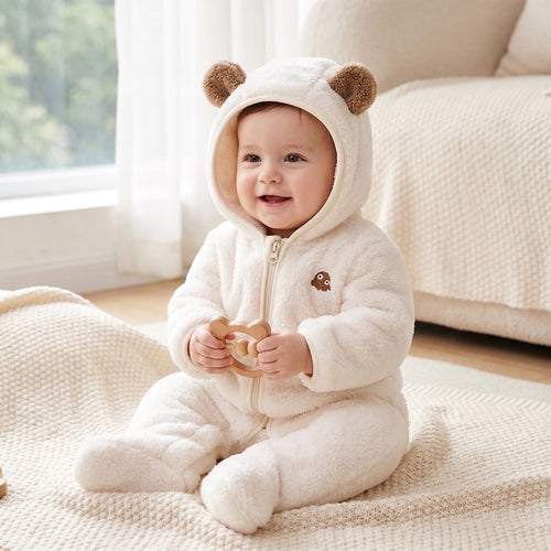 True Haven | Flannel Baby Winter Jumpsuit – Soft Everyday Wear, Breathable Comfortable Fit
