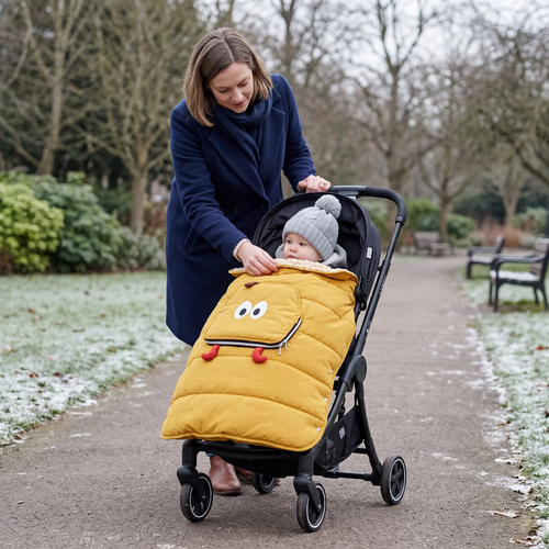 True Haven | Hazel Baby Carrier Cape – Hands-Free Babywearing Comfort, Ergonomic Support