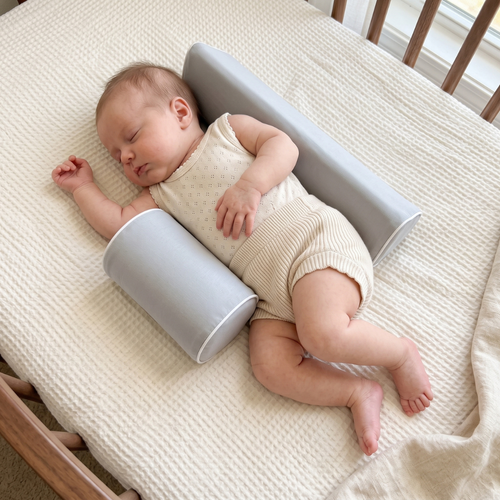 True Haven | Baby Side Pillow – Snuggly Nursery Must-Have, Gentle on Sensitive Skin