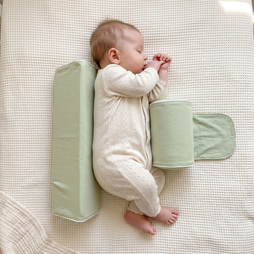 True Haven | Baby Side Pillow – Snuggly Nursery Must-Have, Gentle on Sensitive Skin